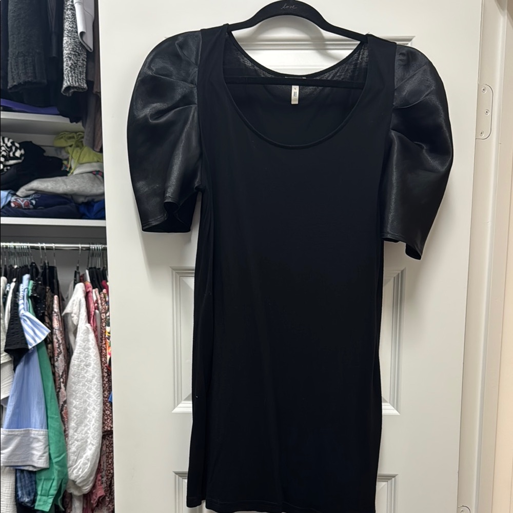 Flou Black Sheer Top